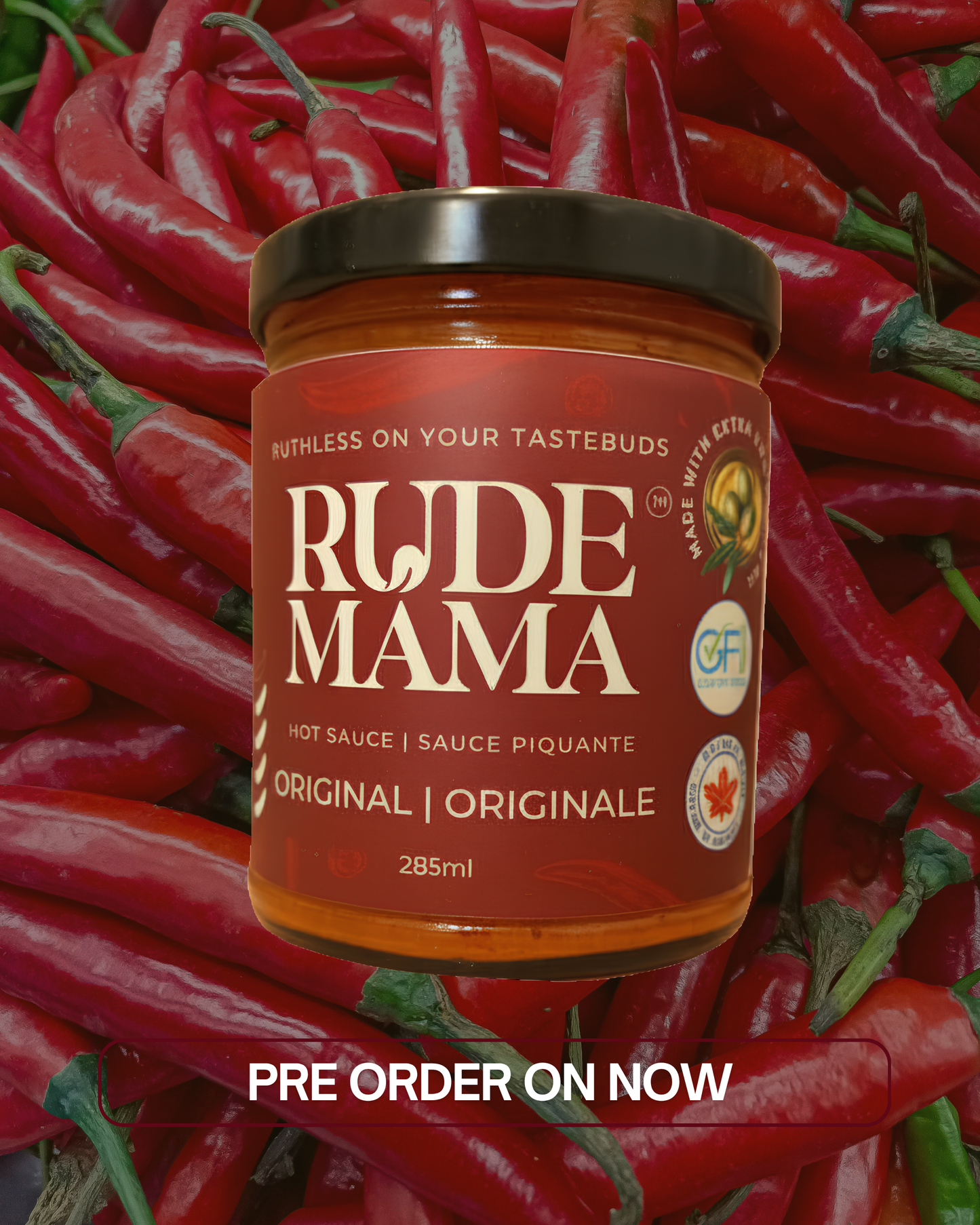 Original Hot Sauce EVOO Edition | Rude Mama — Presale