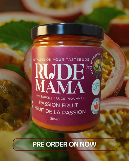Passion Fruit Hot Sauce EVOO Edition | Rude Mama — Presale
