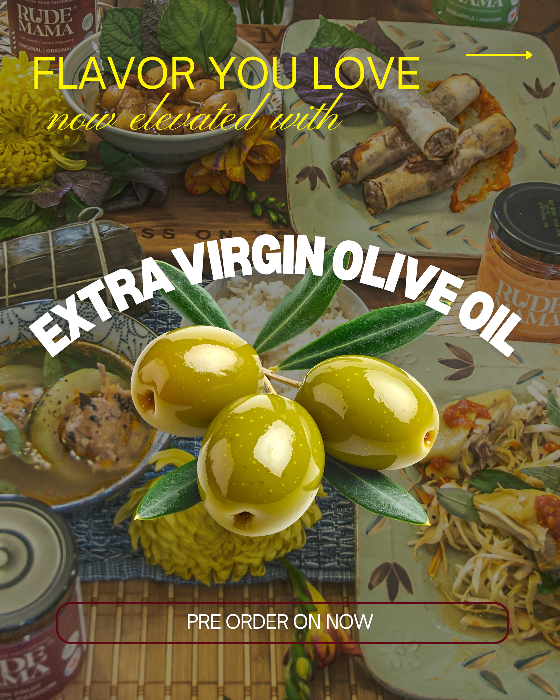 Rude Mama EVOO Edition Gift Set — Original, Mango, Pineapple, Passion Fruit